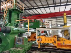 鑫佳盛铝业4000吨挤压机已正式投产使用